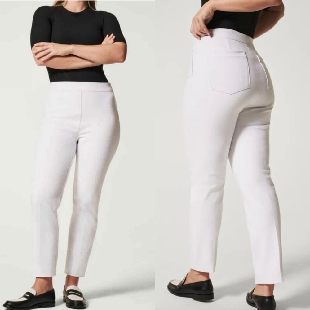 SPANX Silver Lining High Rise Straight Pants Medium NWT Pull On Shaping Trouser